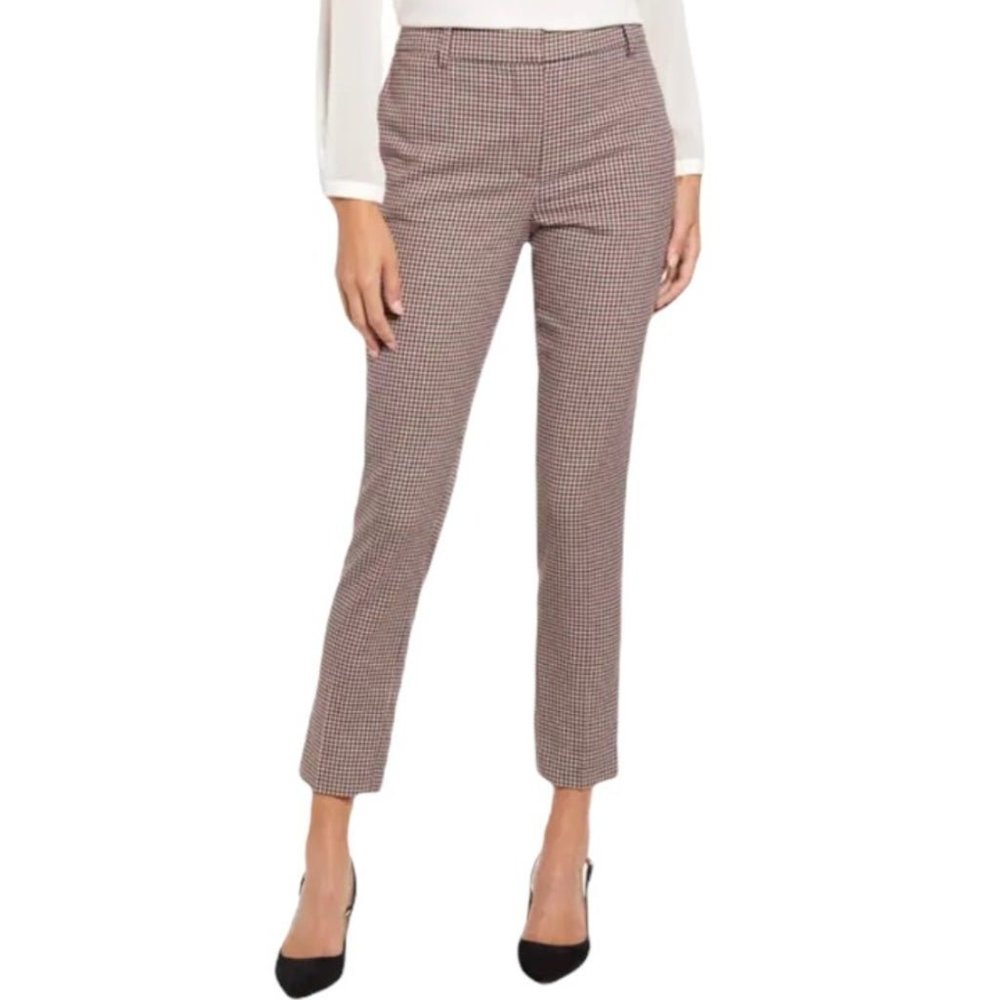 1. State Mini Houndtooth Slim Pant | Size 8